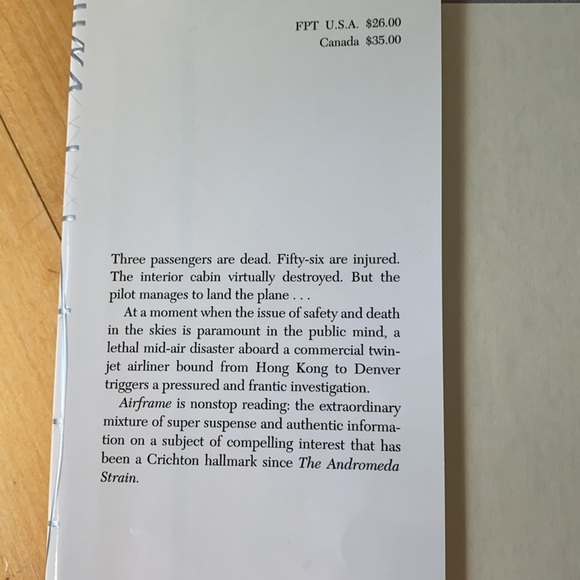 Michael Crichton -Airframe - Picture 3 of 3